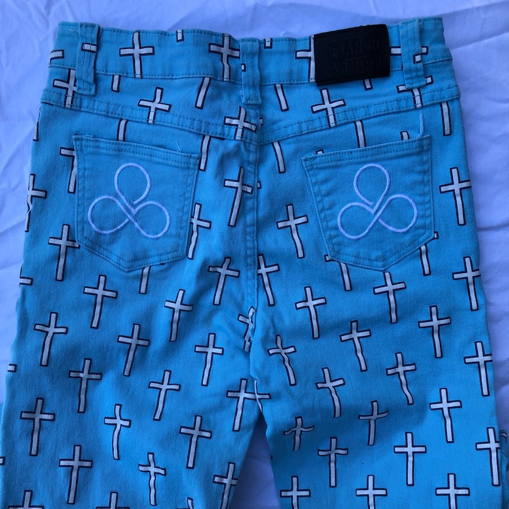 Girls size 14 barrel racing jeans - Fallon Taylor Ranch Dressen